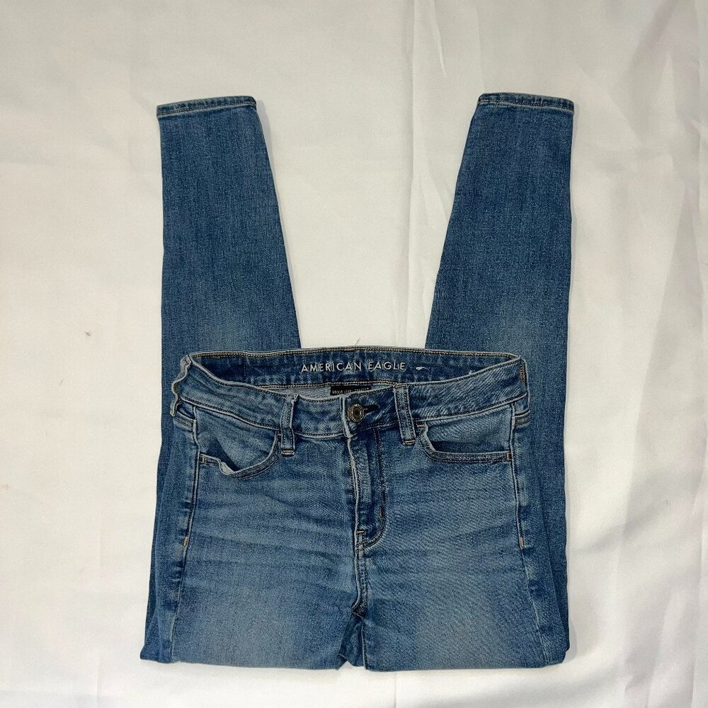 American Eagle Next Level Stretch Mid-Rise Jeggings Size 6 Short